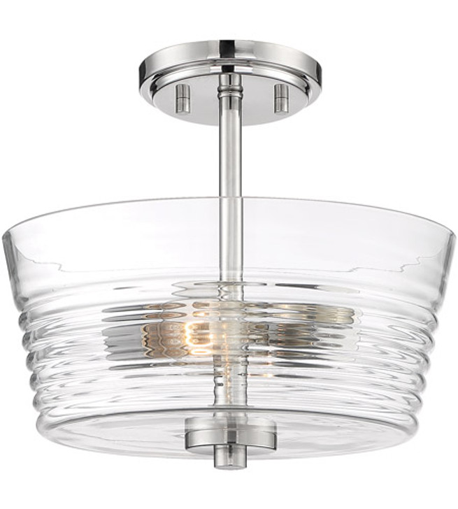 2 Light Semi Flush D230M-SF-PN