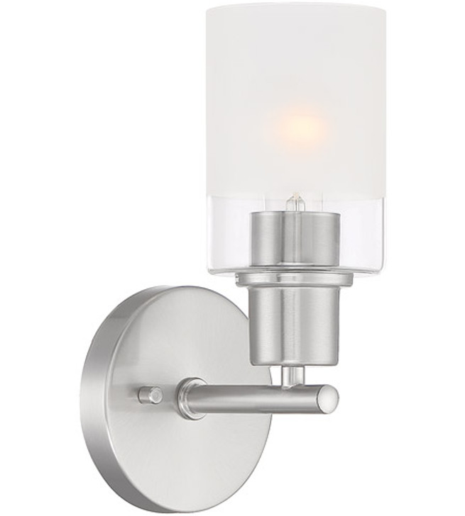 1 Light Wall Sconce D236M-1B-BN