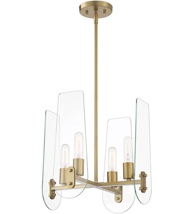 4-Light Chandelier D256M-4CH-BG