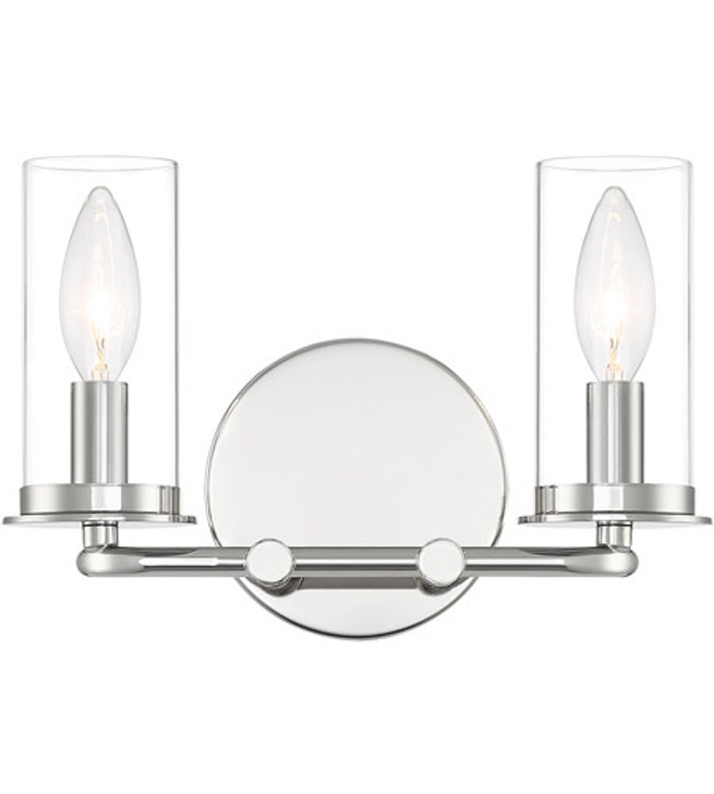 2-Light Vanity D268C-2B-PN