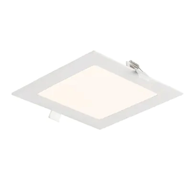 6'' Square 5CCT Slim Panel Downlight, Multi-Volt  EV685SWMVWH50