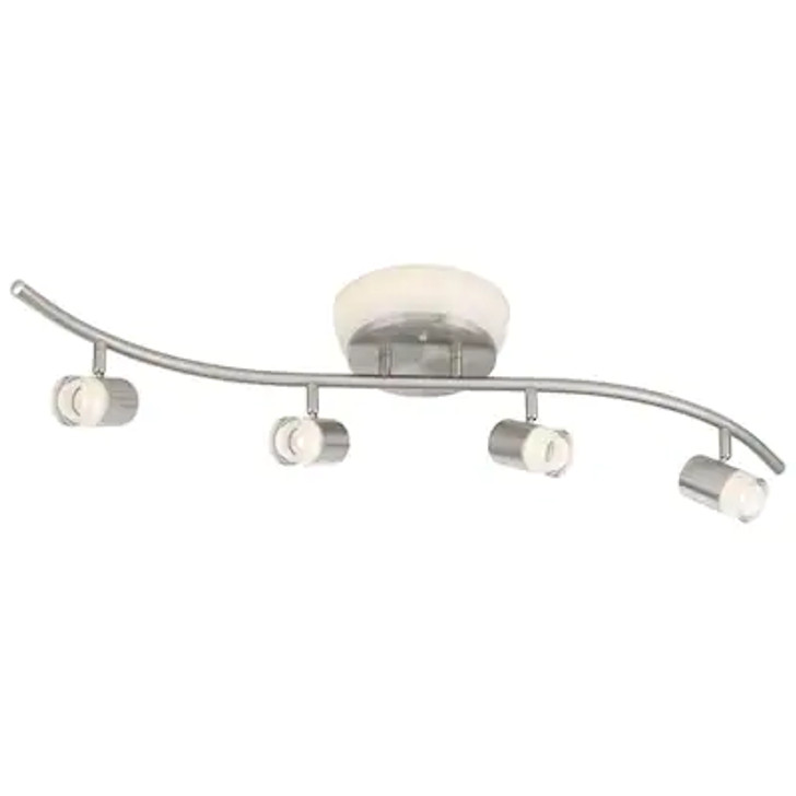 4-Head Track Kit/Flush Mount Combo with S-Shaped Bar 1049TFD3H-35