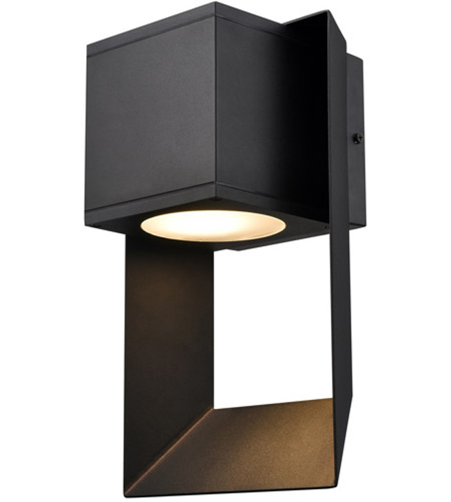 Gaspe Outdoor 12 Inch Sconce Black Finish