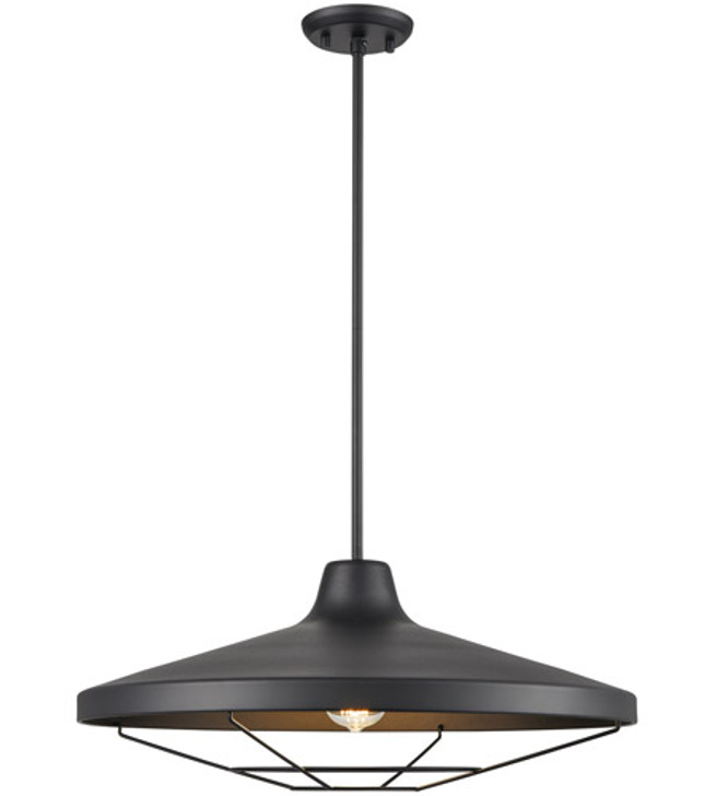 Somerset Outdoor 22 Inch Pendant Black Finish