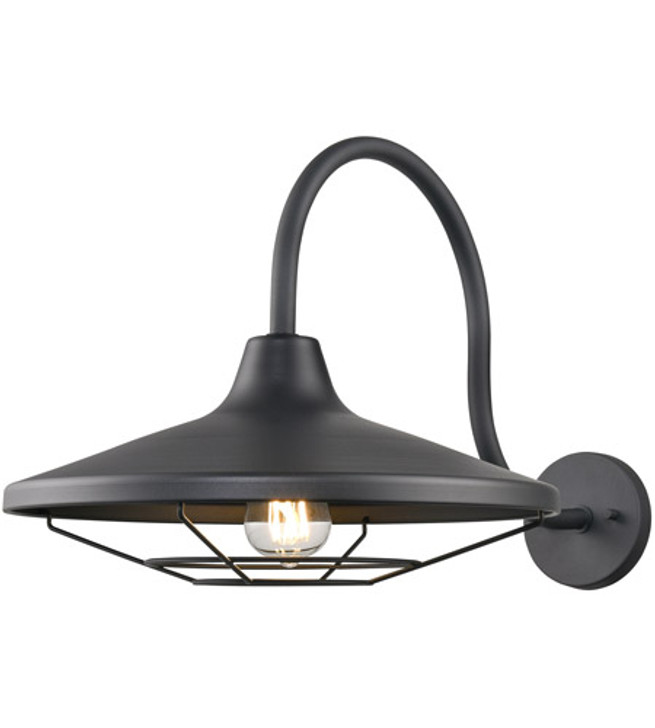 Somerset Outdoor 16 Inch Sconce Black Finish