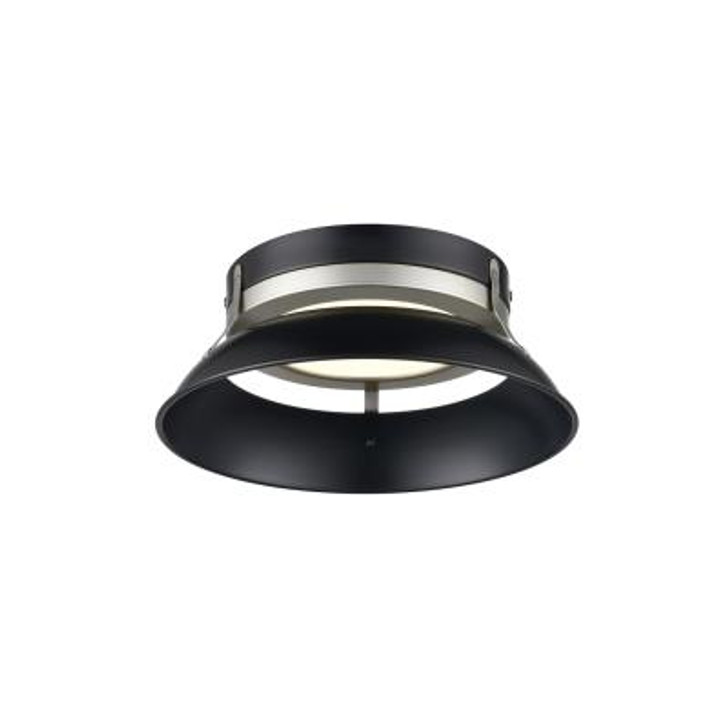 Alcenon CCT 10.5 Inch Flush Mount Ebony and Platinum Finish