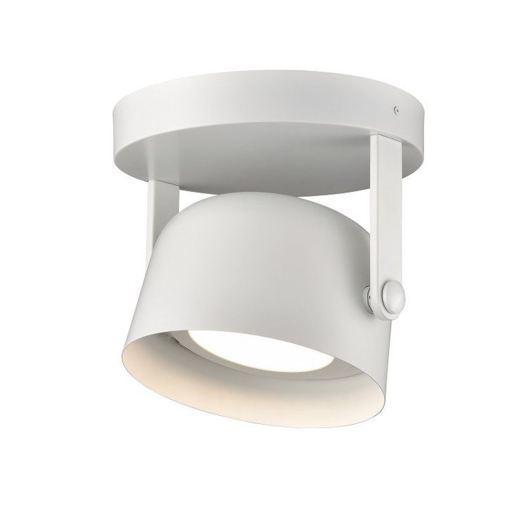 Tuque CCT Semi-Flush Mount Matte White Finish