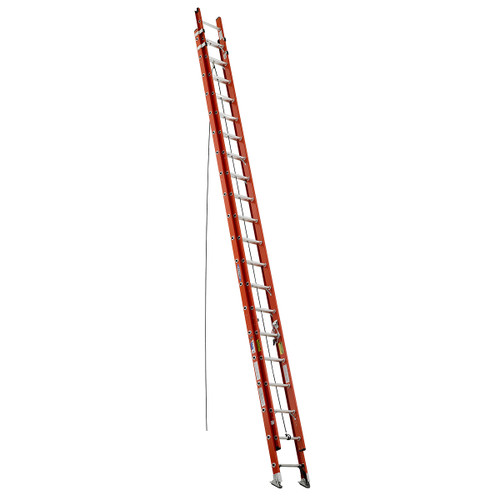 WERNER 40FT TYPE IA FIBERGLASS D-RUNG EXTENSION LADDER D6240-2