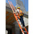 WERNER 40FT TYPE IA FIBERGLASS D-RUNG EXTENSION LADDER D6240-2