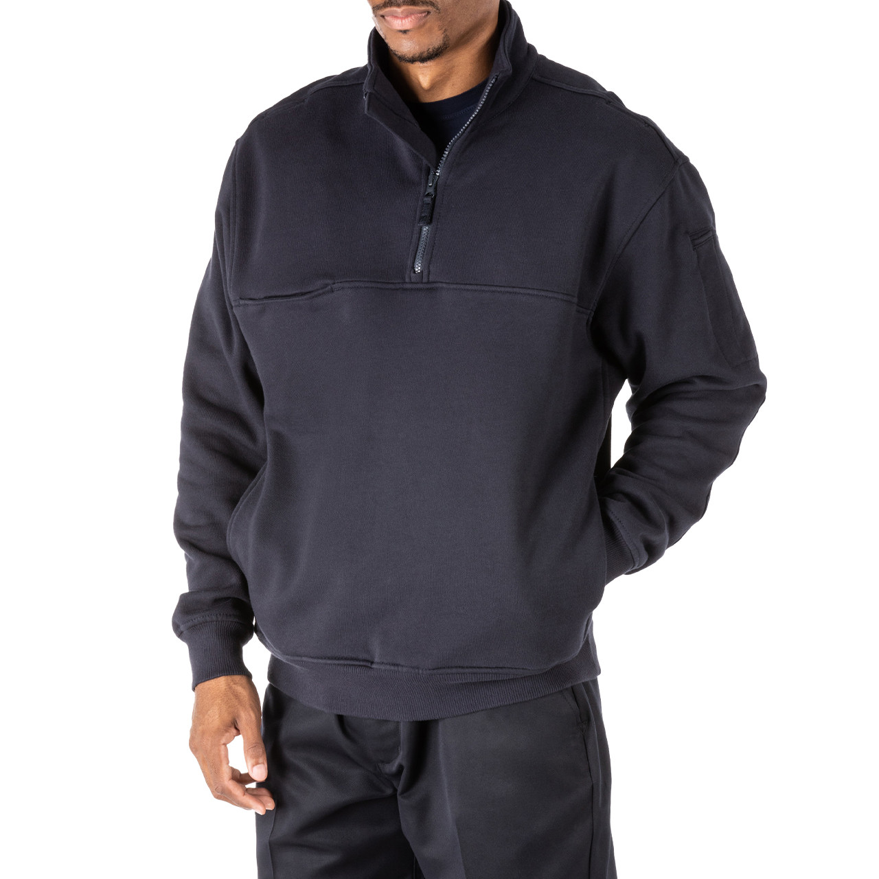 5.11 Tactical 1/4 Zip Job Shirt - Large / Fire Navy