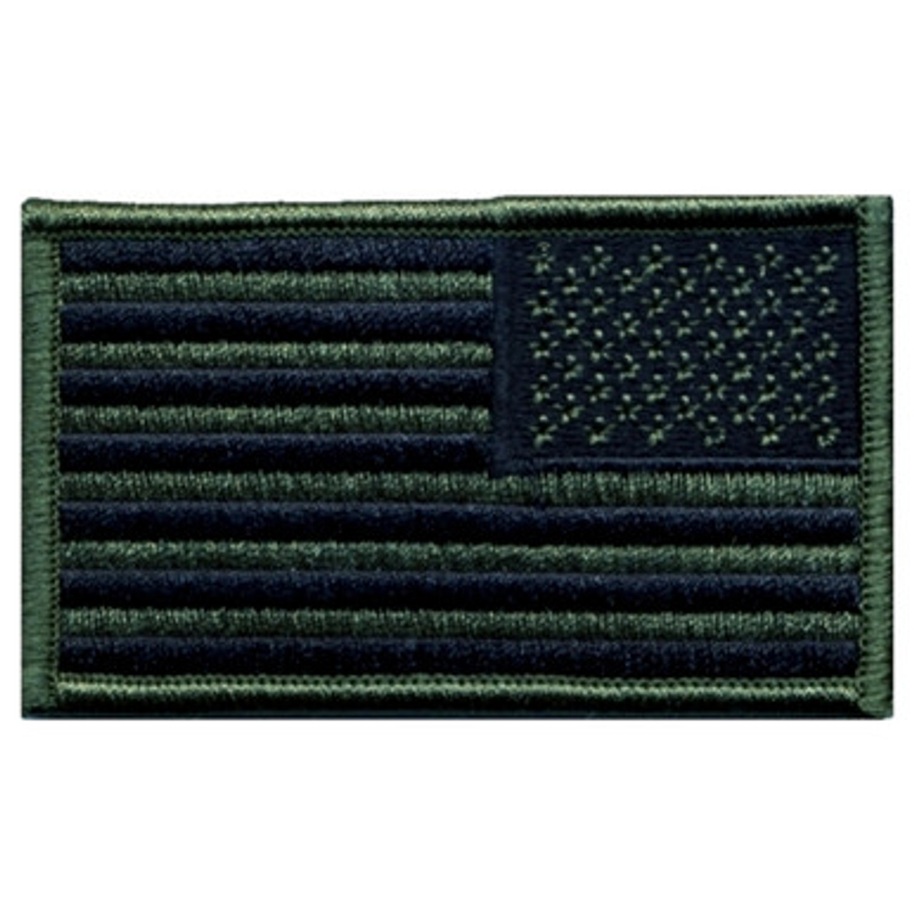 Hero's Pride Full Color Reverse Facing US Flag Patch - 7347