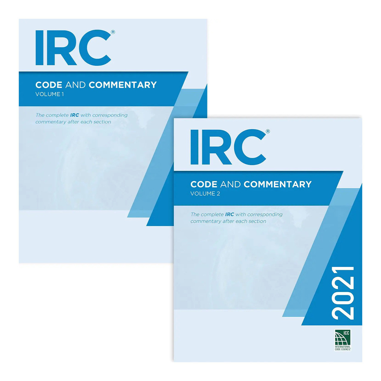 2021 IRC Code and Commentary Combo, Volumes 1 & 2 - Soft Cover