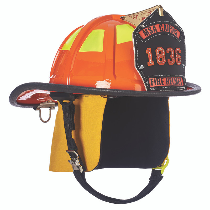 MSA Cairns 1836 Orange Painted High-Luster Finish Traditional