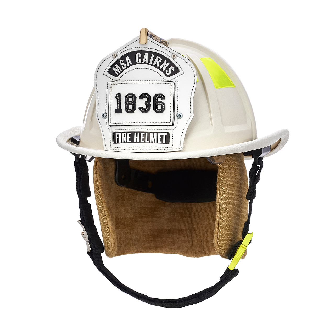 MSA Cairns 1836 White Unpainted Matte Finish Traditional Helmet