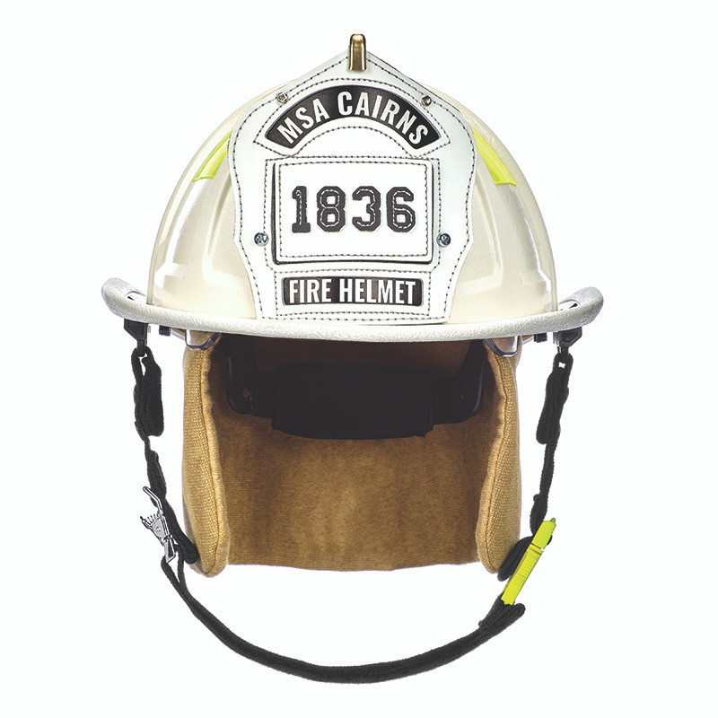 MSA Cairns 1836 White Unpainted Matte Finish Traditional Helmet