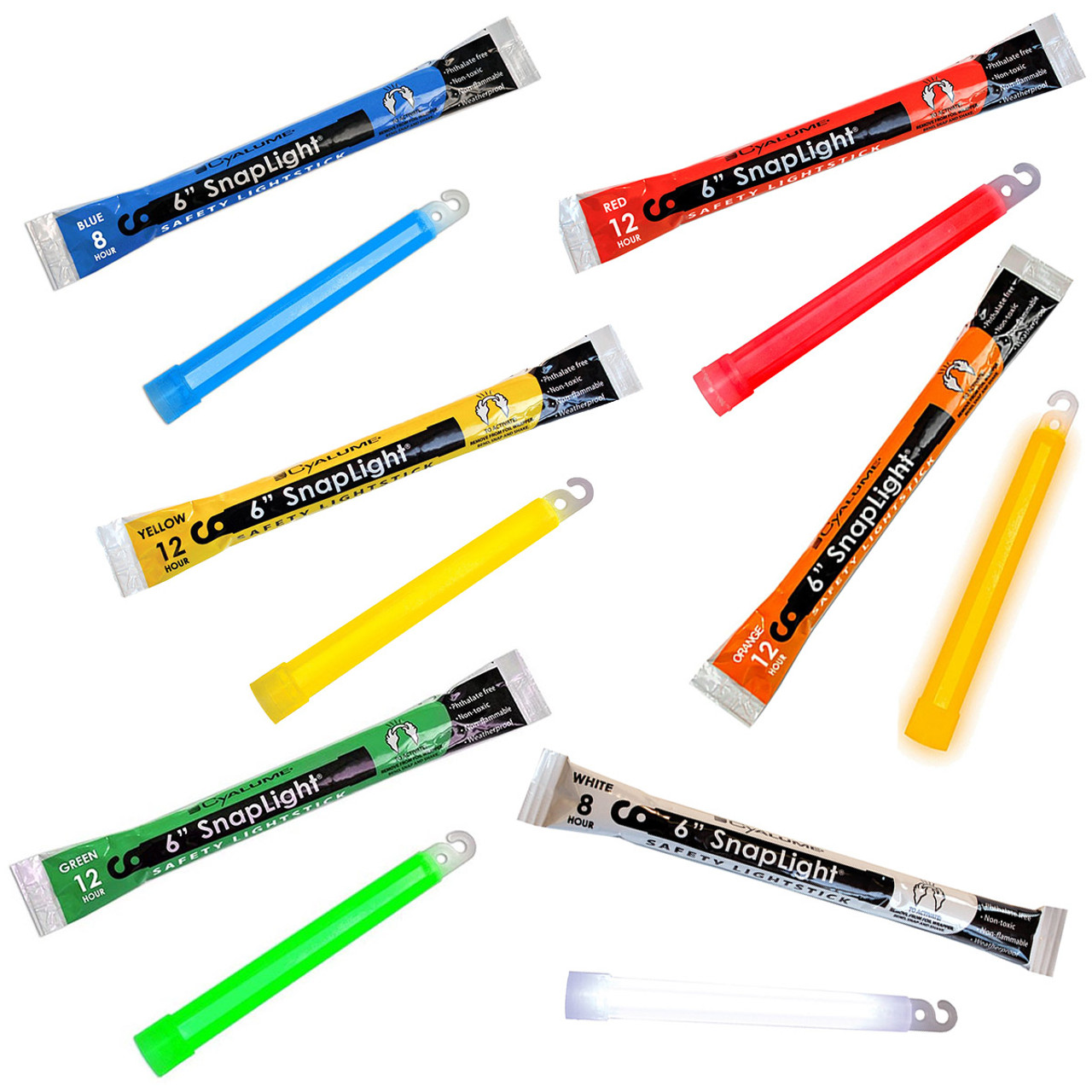 Buy Cyalume SnapLight 6 Inch Orange Light Sticks