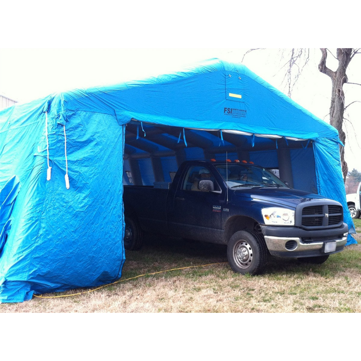 FSI DAT 273015-DTGR Drive Through Shelter - 2 Lanes | Curtis