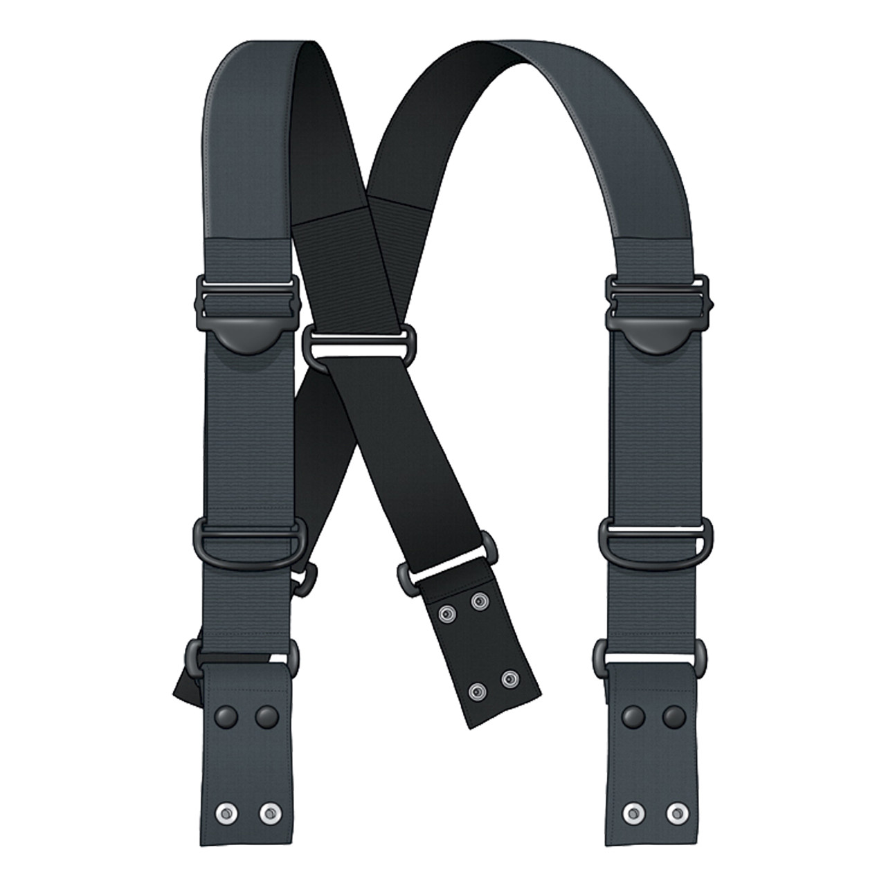 Globe Padded X-Back Ripcord Suspenders | Curtis