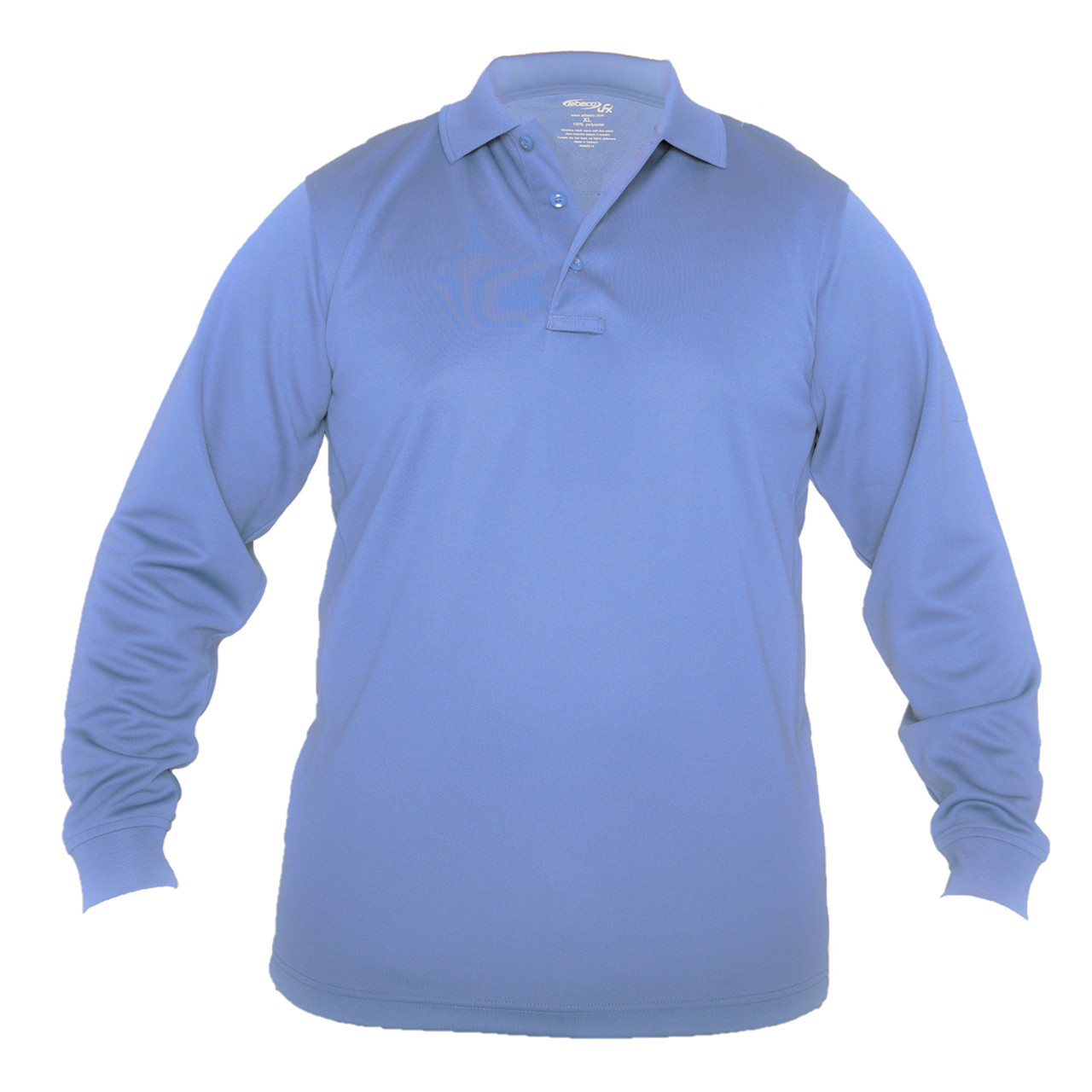 Elbeco Light Blue Ufx Long Sleeve Tactical Polo | Curtis - Tools