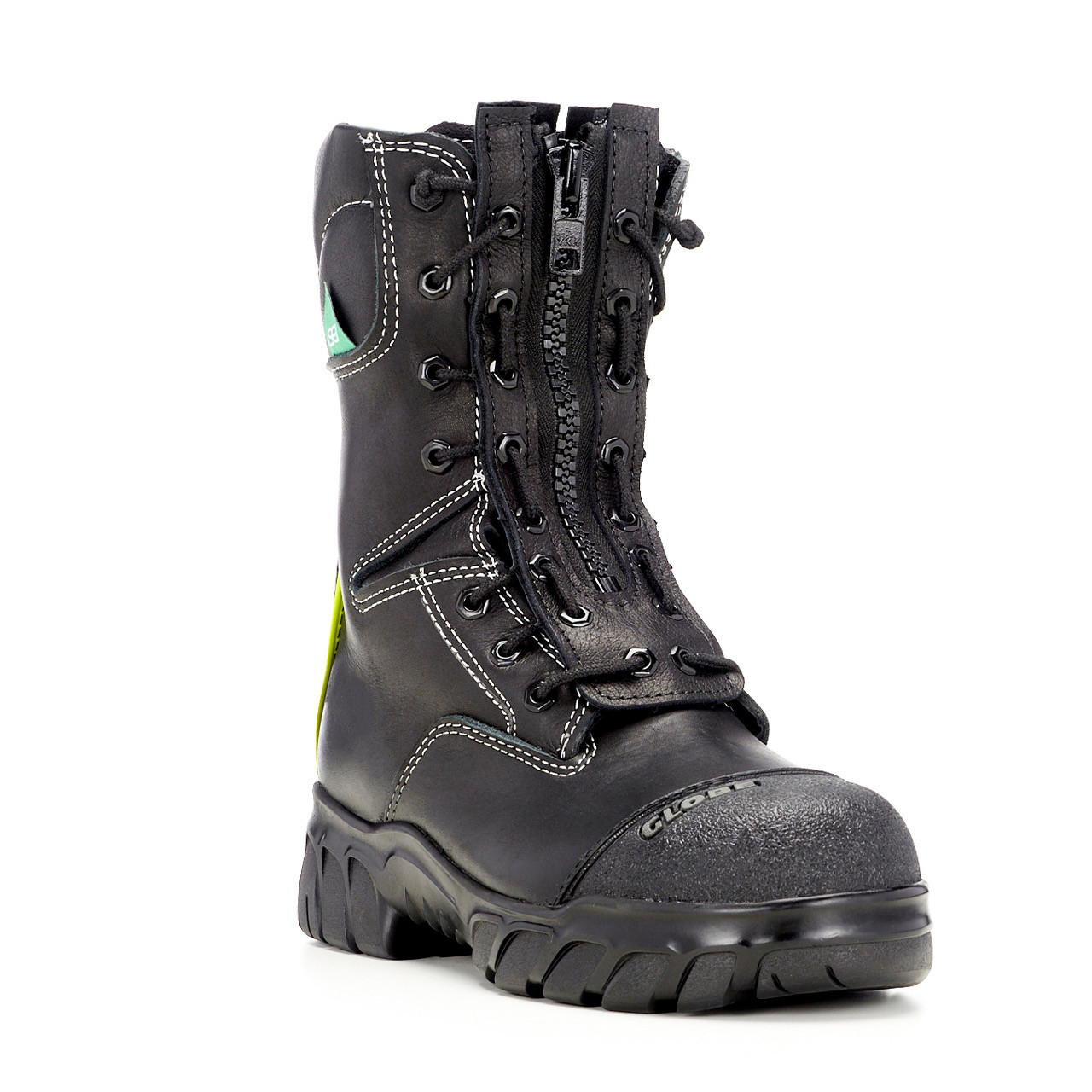 Globe Men's 12 STRUCTURAL Zipper Speed Lace Fire Boot, NFPA