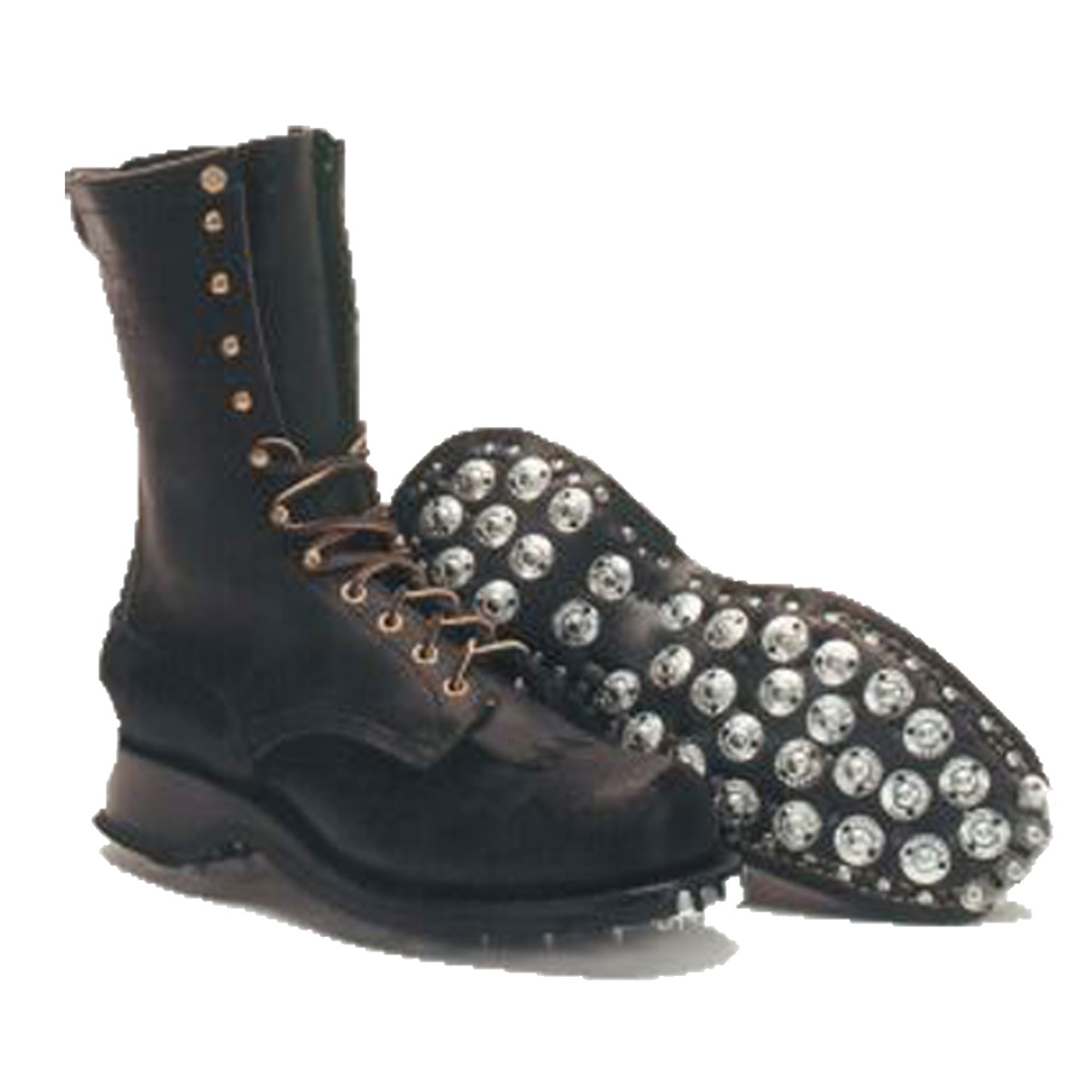 High heel shop logger boots