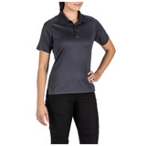 5.11 Tactical Women's Performance Polo, Charcoal, untucked