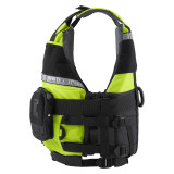 NRS Rapid Rescuer PFD, safety yellow side view