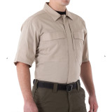 First Tactical Men's V2 BDU Shirt Khaki Front Angle