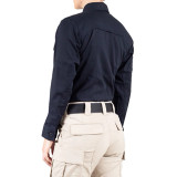 First Tactical Womens V2 BDU Long Sleeve Shirt Midnight Navy 3