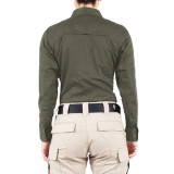 First Tactical Womens V2 BDU Long Sleeve Shirt OD Green 4