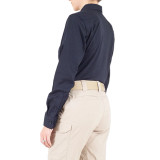 First Tactical Womens V2 Pro Performance Long Sleeve Shirt Midnight Navy 3