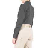 First Tactical Womens V2 Pro Performance Long Sleeve Shirt Wolf Gray 3