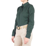 First Tactical Womens V2 Pro Performance Long Sleeve Shirt Spruce Green 2