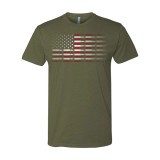 First Tactical Ammo Flag T-Shirt Military Green Front