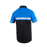 MENS HI-VIS BIKE PATROL POLO Royal Blue Shirt Only Back