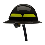 Bullard Hat Style Wildfire Series Fire Helmet, Black