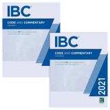 2021 IRC Code and Commentary Combo, Volumes 1 & 2 - Soft Cover