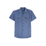 Blauer Short Sleeve Polyester SuperShirt French Blue Heather