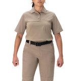 Blauer Women's FlexRS Short Sleeve ArmorSkin Base Shirt Silver Tan