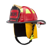 MSA Cairns 1836 Red Unpainted Matte Finish Traditional Helmet