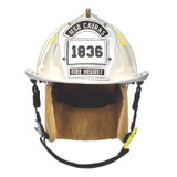 MSA Cairns 1836 White Unpainted Matte Finish Traditional Helmet