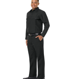 Workrite Men's Classic Long Sleeve Firefighter Shirt Black 6