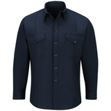 Workrite Men's Classic Long Sleeve Firefighter Shirt Midnight Navy