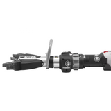 Hurst Black StrongArm LE/Military Tool, Shown from Side with Tool Open, Handle Tilted Left