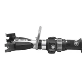 Hurst Black StrongArm, Facing Left, Open Tip, Handle Up