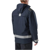 5.11 Tactical Responder Parka 2.0, Dark Navy, Facing Back Right Angle