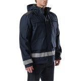 5.11 Tactical Responder Parka 2.0, Dark Navy, Facing Front Right Angle
