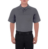Blauer Polyester ArmorSkin Short Sleeve Base Shirt Gray