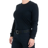 UFA First Tactical Women's Tactix Long Sleeve T-Shirt Navy 3
