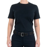 UFA Workrite Women's Tactix Short Sleeve Cotton T-Shirt Navy